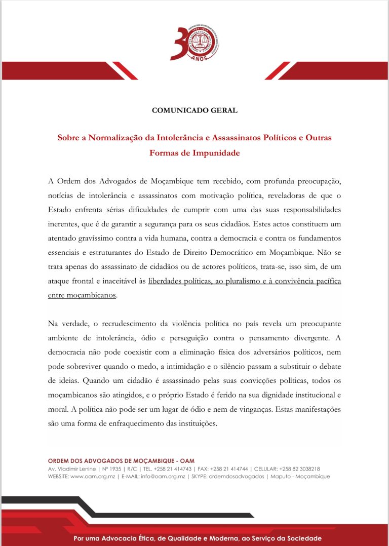 COMUNICADO GERAL