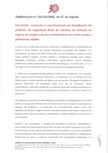 Deliberação nº 26/CN/2026, de 21 de Agosto